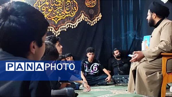 عزاداری نوجوانان عشاق‌ الرضا قائمشهر در سوگ حضرت علی اکبر(ع)