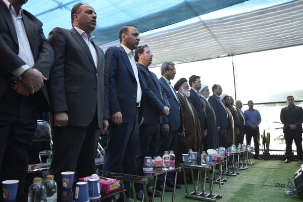 کلنگ‌زنی پروژه تصفیه آب در نیشابور با حضور مسئولان شهرستان نیشابور و استان خراسان رضوی
