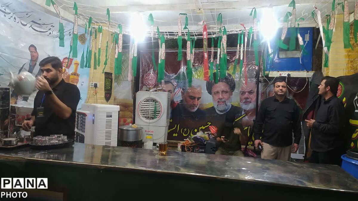 موکب شهدای معلم اندیمشک میزبان زائران اربعین شد