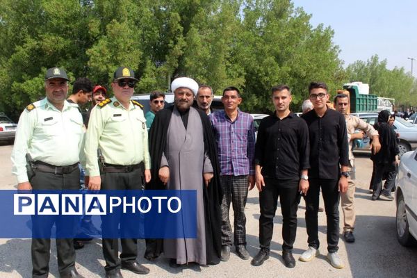 مراسم پیاده‌روی جاماندگان اربعین حسینی شهرستان فراشبند‌