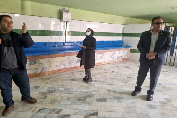 بازدید از وضعیت بهداشت و پایگاه‌های تغذیه سالم مدارس پاکدشت 