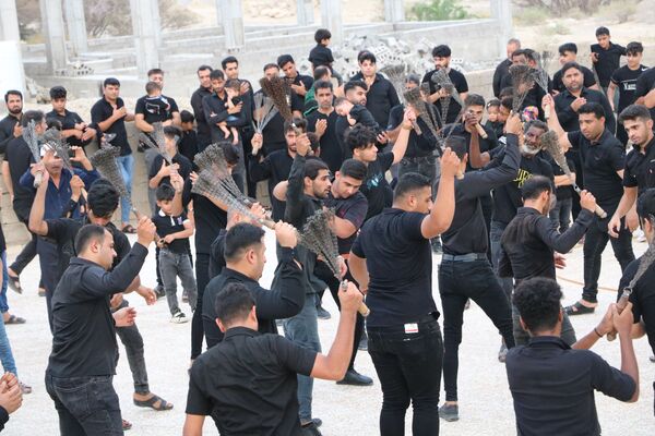 مراسم عزاداری ظهر عاشورا در شهرستان بندرخمیر