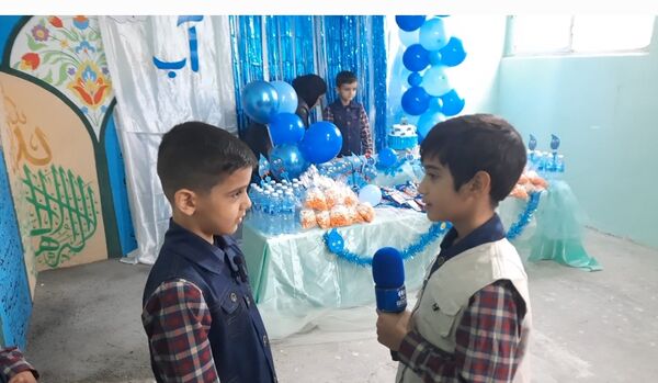 برپایی جشن آب در دبستان سرافراز ناحیه۷ مشهد 