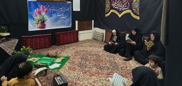  قرائت زیارت آل یاسین و دعای باران و استغاثه به امام زمان در فدافن