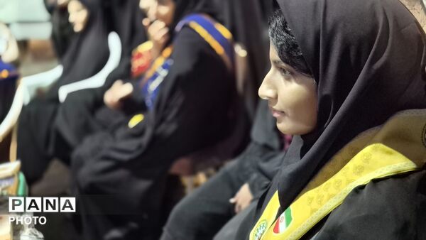 حضور دانش‌آموزان در موکب سازمان دانش‌آموزی 