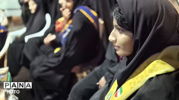حضور دانش‌آموزان در موکب سازمان دانش‌آموزی 