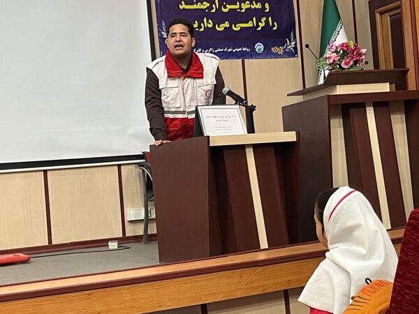 کارگاه آموزشی جشنواره سفیران سلامت با موضوع ایستگاه امدادی