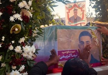 شهید دهه هشتادی از زاهدان به شهرش رسید