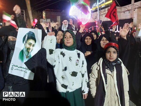 حضور گسترده مردم انقلابی در خیابان‌های گالیکش
