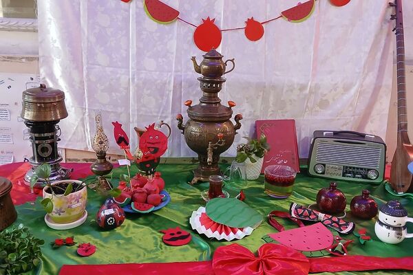 جشن شب یلدا در مدارس ناحیه دو شهرری 