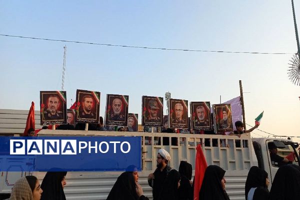 خروش کاروان پیاده‌روی یکصدهزار نفری «مشایه اهواز» 