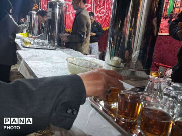  خدمات رسانی موکب ها در بلوار فضل نیشابور