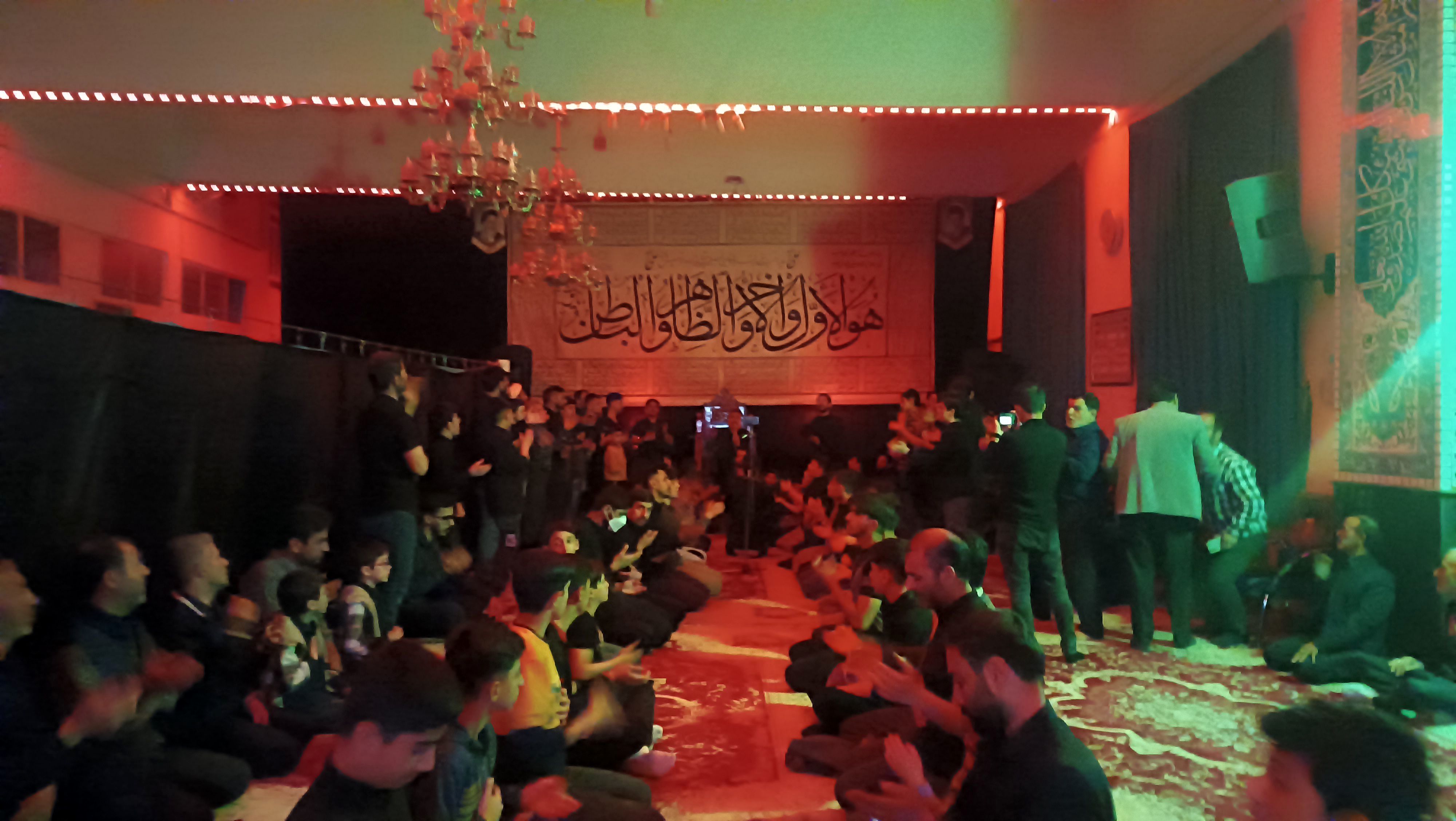 مراسم عزاداری شب نوزدهم رمضان در مسجد الرضا  نیشابور 