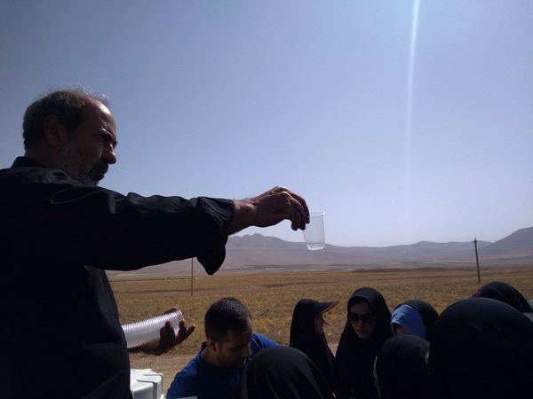 قدم‌های عاشقی از نافچ تا وردنجان به یاد کربلا