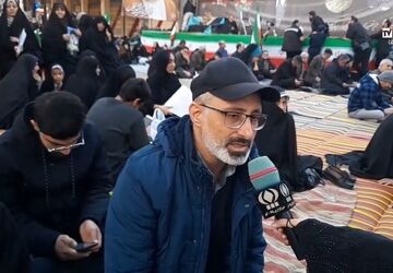 مراسم تحویل سال نو در فضای باز میدان امام خمینی(ره) قم