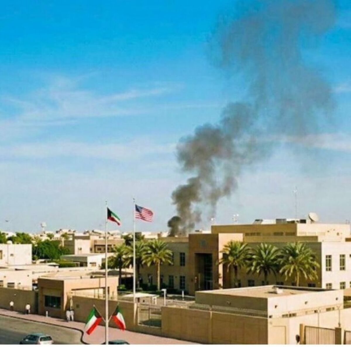 کنسولگری آمریکا در دبی هدف قرار گرفت