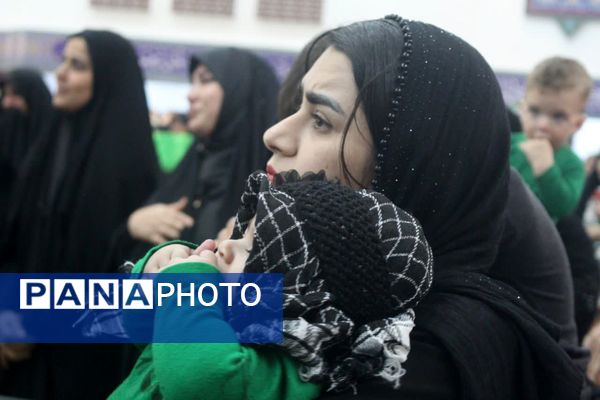 اجتماع بزرگ شیرخوارگان حسینی در حسینیه ثارالله یاسوج