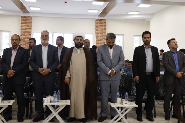 آیین افتتاح مدرسه  زنده‌یاد حاج لطف‌الله محسنی فشمی در پاکدشت 