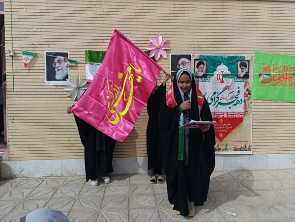 جشن نیمه شعبان در دبستان خدیجه کبری ابرکوه