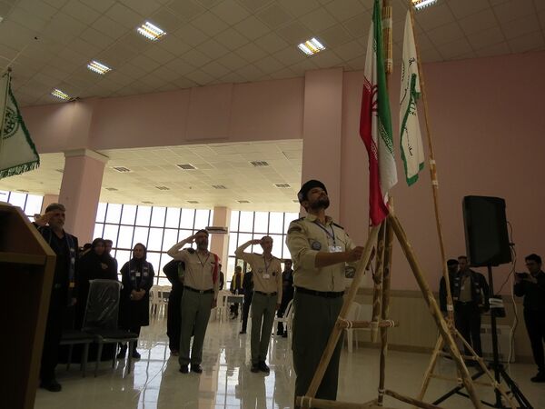 برگزاری اردوی تمشک پسران در اردوگاه شهید چمران بجنورد 