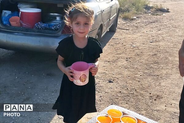 شکوه میزبانی کودکان در مسیر مشایه