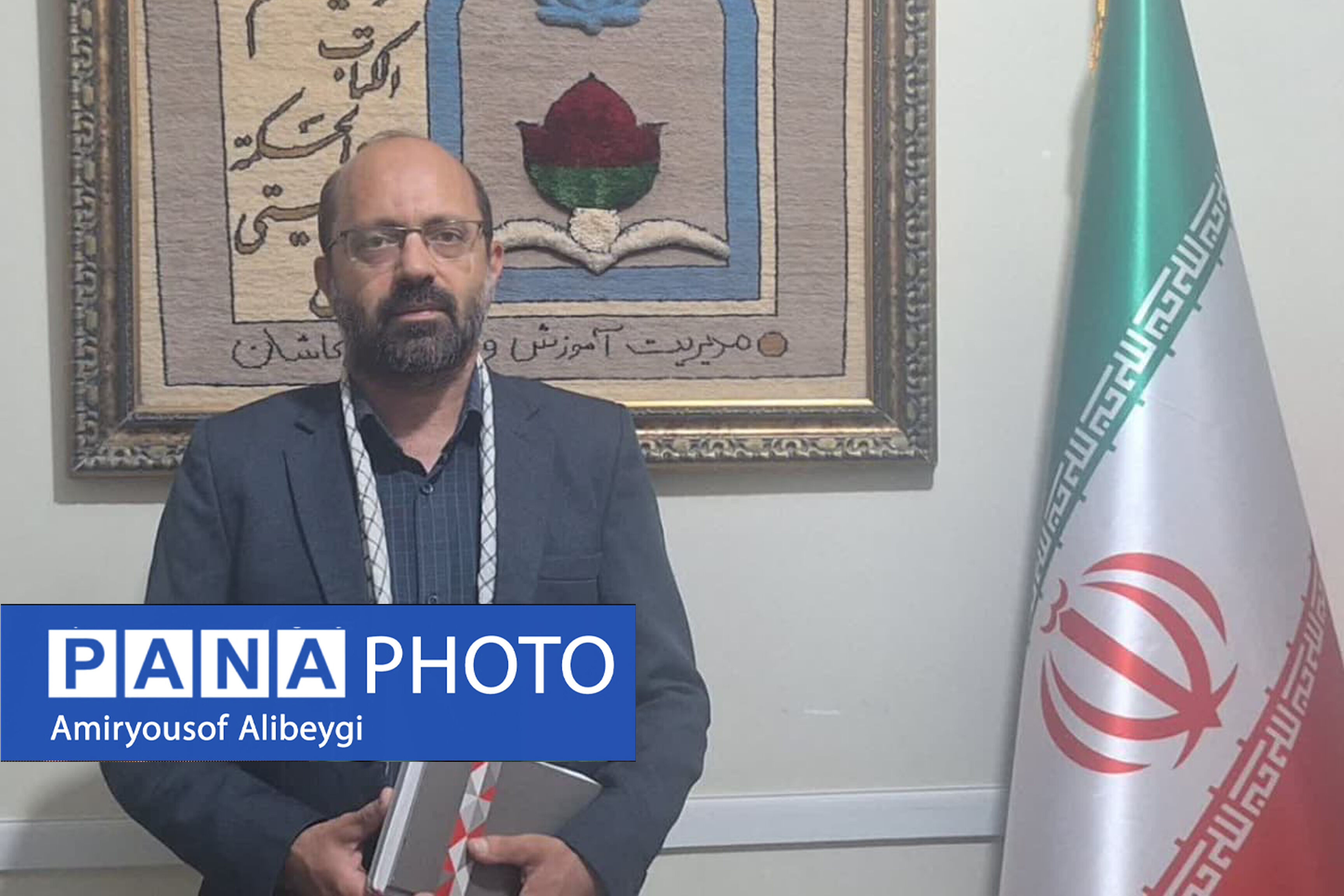 دعوت فرهنگی و حماسی سازمان دانش‌آموزی کاشان به مراسم وداع و تشییع شهدای طریق‌القدس
