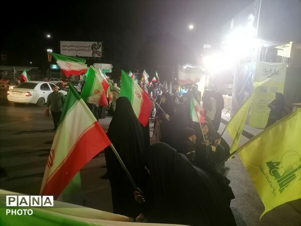 حماسه پنجاه و دومین شب حضور مردم همدل و متحد
