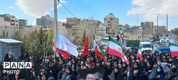 تشییع باشکوه پیکر مطهر شهید اردشیر رئیسی 