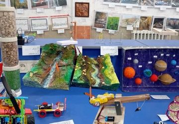 نمایشگاه هنری و صنایع دستی  در دبیرستان شاهد ذوالانوار 