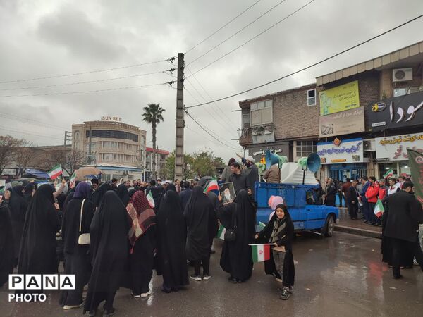 بیعت مردم آق قلا با رهبر جدید
