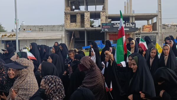 راهپیمایی ۲۲ بهمن در سندرک