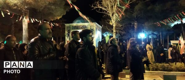 تدفین پیکر مطهر شهید مهدی عمارلو در بهشت فضل شهرستان نیشابور