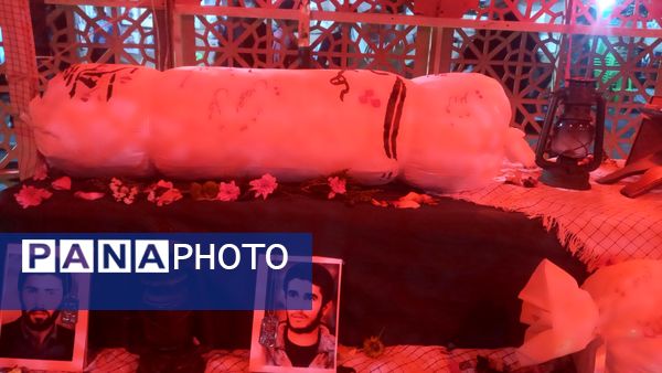 مراسم یادواره شهدا در روستای قراخیل قائمشهر