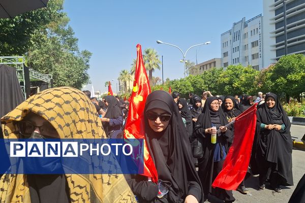 مراسم راهپیمایی جاماندگان اربعین حسینی در شیراز