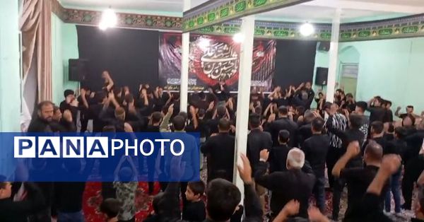 مراسم عزاداری شب عاشورا در شهر عشق آباد