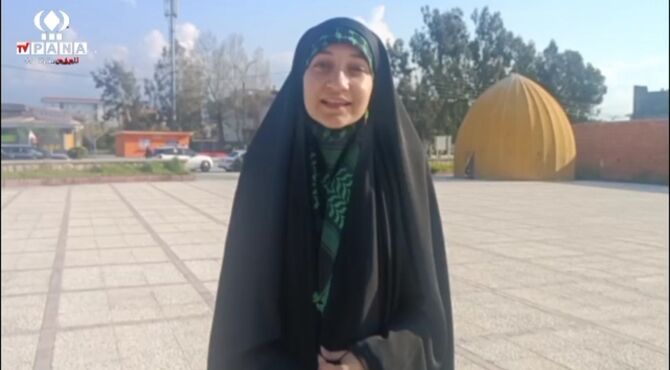 پرچم آمریکا و اسرائیل زیر پای مردم بندرگز