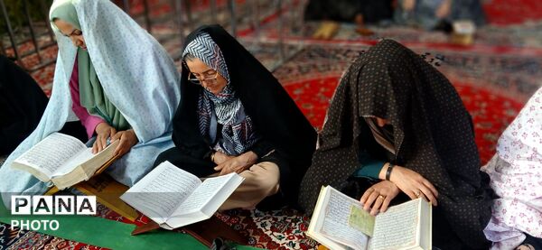 مراسم پر فیض دعای عرفه در مسجد چهارده معصوم الغدیر باحضور مردم 