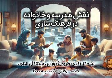 نقش‌ مدرسه‌ و‌ خانواده‌ در‌ فرهنگ سازی