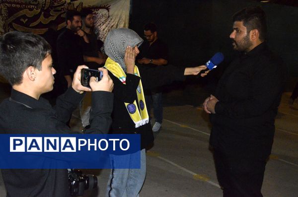 مراسم شب‌دهم محرم در هیئت فرهنگیان  نیشابور