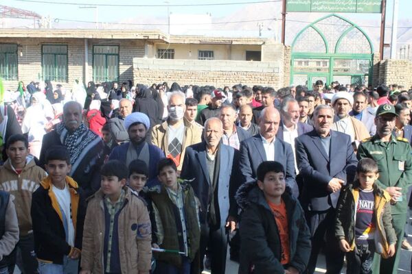 راهپیمایی یوم‌الله ۲۲ بهمن در منطقه کوهنانی