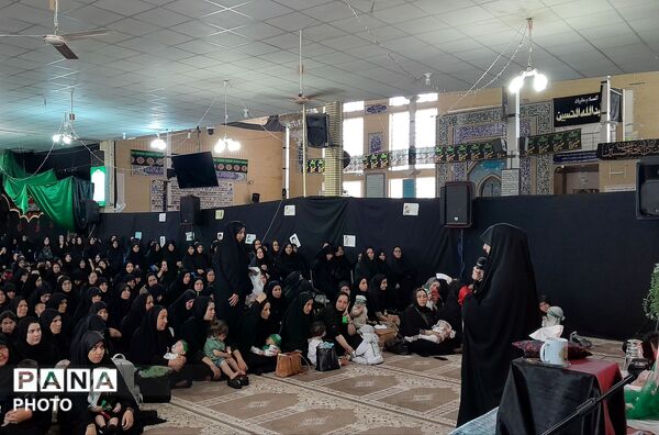  مراسم باشکوه شیرخوارگان حسینی در مسجد جامع درگزین