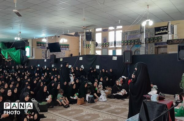  مراسم باشکوه شیرخوارگان حسینی در مسجد جامع درگزین