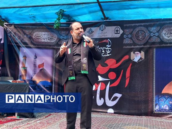 استقبال دلدادگان اباعبدالله الحسین (ع) از پیاده‌روی جاماندگان اربعین حسینی‌ 