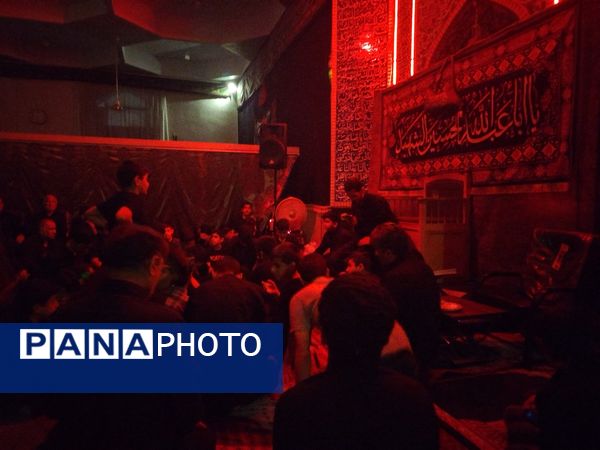 عزاداری به مناسبت شب عاشورا در مسجد حضرت صاحب الزمان(عج)