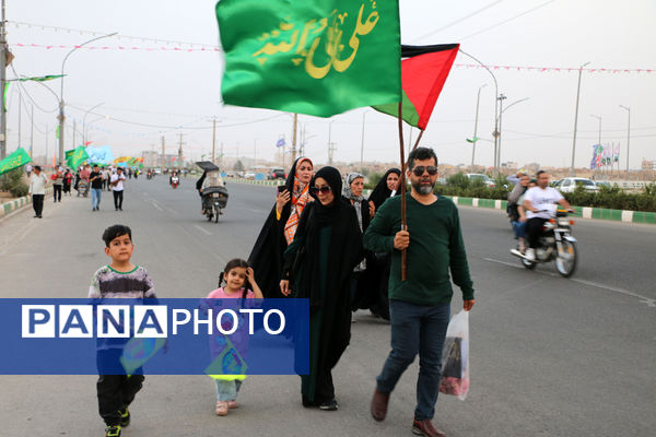 شادپیمایی مردم قم به مناسبت عید غدیر-1