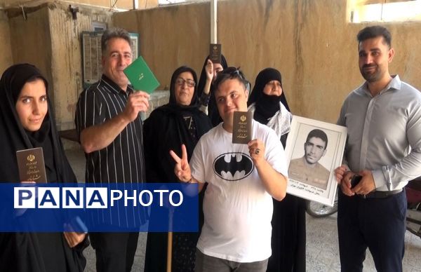 حضور دانش‌آموزان رأی‌اولی شهرستان بدره در چهاردهمین دوره انتخابات ریاست‌جمهوری