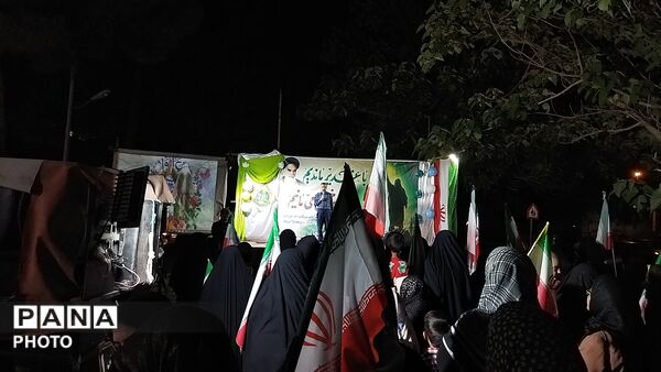 نود و پنجمین شب از شب های مقاومت بلوار جمهوری نیشابور در قاب پانا 