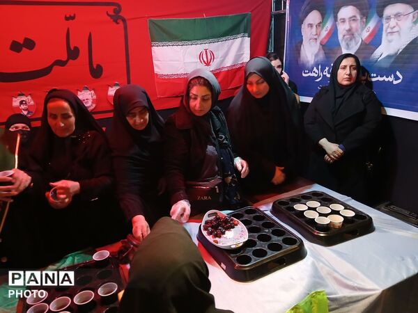 نهمین شب از خدمت‌رسانی اداره آموزش و پرورش کردکوی قالب موکب مردمی