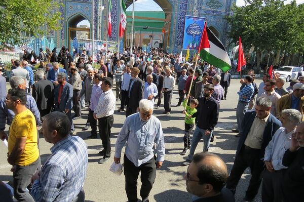 راهپیمایی سراسری محکومیت جنایات رژیم صهیونیستی شهرستان بجنورد
