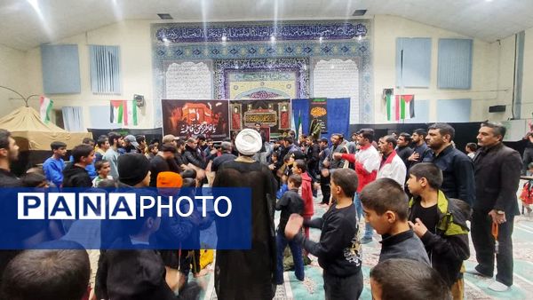 حضور پر شور کودکان مارگونی در مراسم عزاداری ایام فاطمیه